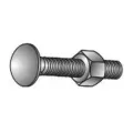 3/8" x 3" Galvanized with Nut Carriage Bolt | CCB383