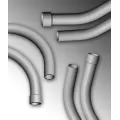 3" Bell End PVC Schedule 40 45 Degrees Special Radius Elbow | CFP45S030X24
