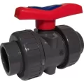 1" Socket x Threaded PVC 235 psi True Union Ball Valve | CNLV10050N