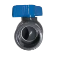 2" Socket Gray PVC 150 psi 491 Series Compact Ball Valve | CNLV20691N