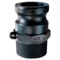 1" Male Cam x MNPT Polypropylene Type F Adapter | CAM10FPOLY