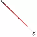 60" Aluminum Handle Steel Blade 4-Prong Cultivator | CORCV60064