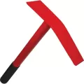 Rubber Grip Handle 14 ga Steel Heavy-Duty Planting Mattock | CORHT69200