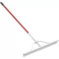 Aluminum 60" Handle 30 Tines Landscape Rake | CORRK61063