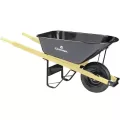6 cu-ft Steel Heavy-Duty 1.4 mm Tray 60" Hardwood Handle Wheelbarrow | CORWB2506K