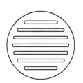 Round Cast Iron V01 Drain Grate | CRSV0171C