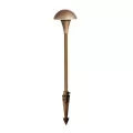 35 W Wedge S8 Copper/Solid Sand Cast Bronze CMU Series Mushroom Small Path Light | CSLCMU1CB