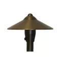 6-3/4" x 21" Aged Brass For Path/Area Lights Hat | CSLSAL150
