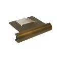 6" 2700K Integrated LED Aged Brass SEWL Series Engineered Wall Light | CSLSEWL60R