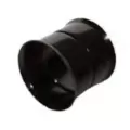ADS Watertight Coupling, Bell-End HDPE Dual Wall Injection Molded N-12 Black, 8" | DFD0813WT