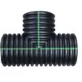 ADS Soiltight Tee, Bell-End HDPE Dual Wall Injection Molded N-12, Black 10" | DFD1063ST