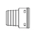 ADS Clay Adapter, PVC x Corrugated PVC 6" | DFE662AA