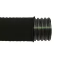 ADS Drainage Pipe, Plain-End HDPE Single Wall with Sock Perforated Black 8" x 20' | DPE08730020
