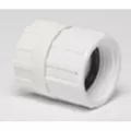 3/4" FHT Swivel x FIPT White PVC Hose Coupling | DUR530008