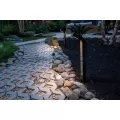 49.2 W 2700K/3900K/4500K/5200K Integrated LED Flat Black Die-Cast Aluminum Zoning Path Light | FXLMPJ6LEDFB