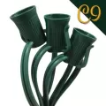 C9 Socket Wire 12" 500' Green | AC-C9500GC-12