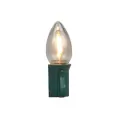 Smooth Screw-In C7 LED Warm White Transparent Commercial Grade LED Bulb | BU25FLDSC7-TWW