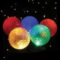 Red Blue Green Orange Yellow Faceted G50 Bulb | HBLBULEDG50MU