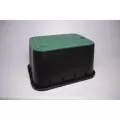 15" x 21" x 12" Rectangular Green Box Irrigation Control Valve Valve Box | DUB151