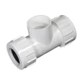 1" IPSCompression x FPT White PVC Tee | FLO12010