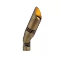 CC LED Up Light, Luxor Zone/Dim/Color, 45 Degree Angled Long Shroud, Antique Bronze