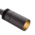 90 W 2700K/3900K/4500K/5200K Integrated LED Flat Black Die-Cast Aluminum 4" Straight Shroud Zoning/Dimming Down Light | FXLDEZD9LEDSSFB