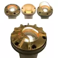 2 W 2700K Integrated LED Natural Brass Die-Cast Aluminum/Brass with Ring Faceplate Zoning/Dimmable/Color Changing Well Light | FXLFCZDCRGBS