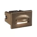 2 W 2700K/3900K/4500K/5200K Integrated LED Antique Bronze Die-Cast Brass Zoning Wall Light | FXLUN1LEDAB