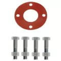 2" MJ 150 psi Styrene Butadiene Rubber Full Face For Cast Iron and Ductile Iron Valves Bolt and Gasket Set | GKRBP020