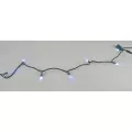26' 6" Spacing Blue Commercial Grade LED Balled Light Set | HBLLED5MMCV50BL
