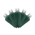 26' 6" Spacing Pure White Commercial Grade LED Balled Light Set | HBLLED5MMCV50PW