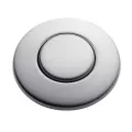 1-3/4" ia Satin Nickel Brass Push Sink Top For Garbage Disposals Air Switch Button | IOFSTCSN