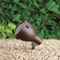 175 W E26 Medium Incandescent Textured Architectural Bronze Aluminum Large Accent Light | KIC15251AZT