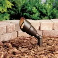 4 W Bi-Pin Incandescent Textured Architectural Bronze Aluminum Mini Accent Light | KIC15374AZT20L24