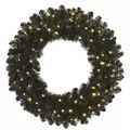 Warm White 5 mm LED 60" Oregon Fir Series Wreath | HBLORFWR60WWLED