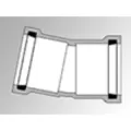 PVC Bend 3 in. Gasketed SDR-21 11-1/4 Degree Fab Style | 126030