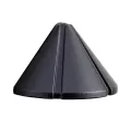 1.5 W Wedge T5 Xenon Textured Black Aluminum Mini Deck Light | KIC15065BKT