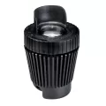 35 W Bi-Pin MR-16 Halogen Black Thermoplastic Composite Resin In-Ground Mini with Cowl Well Light | KIC15192BK