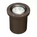 75 W E26 Medium PAR20/PAR30 Incandescent Architectural Bronze Resin/Aluminum Ring In-Ground Small Well Light | KIC15268AZ