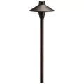 20 W Bi-Pin G4 Incandescent Textured Black Aluminum Path Light | KIC15478BKT