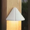 0.86 W 2700K Integrated LED Textured White Aluminum Mini Deck Light | KIC15765WHT27R