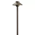 16 W Bi-Pin T3/G4 LED Centennial Brass Stepped Dome Path Light | KIC15505CBR