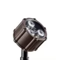 13.5 W 3000K LED Textured Architectural Bronze Die-Cast Aluminum Design Pro Series 10 Degrees Spot Beam Accent Light | KIC15731AZT