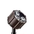 13.5 W 3000K LED Textured Architectural Bronze Die-Cast Aluminum Design Pro Series 35 Degrees Flood Beam Accent Light | KIC15732AZT