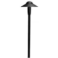 Kichler Path Light, 9 W Integrated LED Textured Black Aluminum Dome | 15870BKT27R