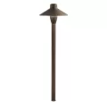 9 W 2700K Integrated LED Centennial Brass Traditional Path Light | KIC15878CBR27