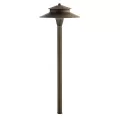 9 W 2700K Integrated LED Centennial Brass Mission Path Light | KIC15880CBR27