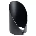 3.5" x 6" Textured Black Aluminum For 12 VAC LED Lights Long Cowl