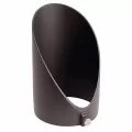 3.5" x 6" Textured Black Aluminum For 12 VAC LED Lights Long Cowl