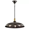 E26 Medium A19 Incandescent Olde Bronze Steel Pendant Light | KIC42649OZ